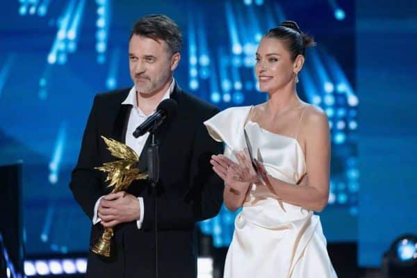Павел Трубинер и Юлия Мельникова на премии "Ника"